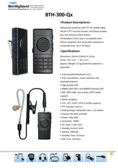 Mobility Sound BTH-300 Manual