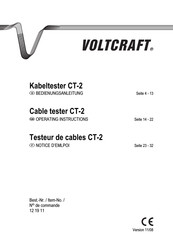 VOLTCRAFT CT-2 Operating Instructions Manual