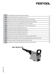 Festool RAS 180.03 E-HR Original Operating Manual/Spare Parts List