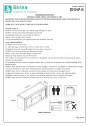 Birlea SANTIAGO Assembly Instructions Manual