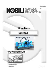 Nobili NF 2000 Operator's Manual