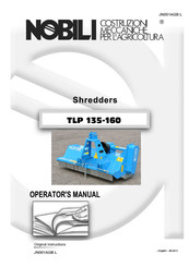 Nobili TLP 135 Operator's Manual