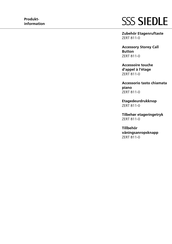 SSS Siedle ZERT 811-0 Product Information
