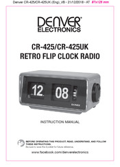 Denver Electronics CR-425UK Instruction Manual