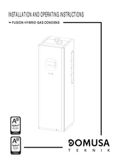 DOMUSA TEKNIK Fusion Hybrid Gas Condens Installation And Operating Instructions Manual