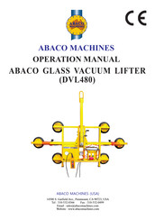 ABACO DVL480 Operation Manual