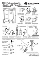 Konig & Meyer Double4 LED FlexLight Manual