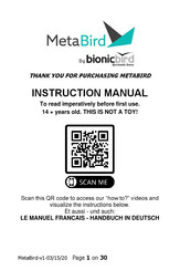 bionicbird Metabird Instruction Manual