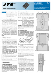 JTS PS-510M Manual