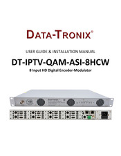 Data-Tronix DT-IPTV-QAM-ASI-8HCW User Manual & Installation Manual