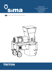 Sima TRITON 5,5CV 230V 50/60 Hz 2P Original User Manual