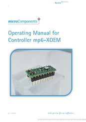 Bartels Mikrotechnik microComponents mp6-XOEM Operating Manual