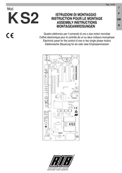RIB KS2 Assembly Instructions Manual