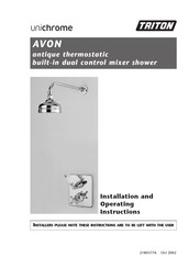 Triton Unichrome Avon Installation And Operating Instructions Manual