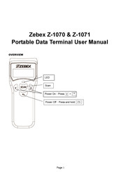 Zebex Z-1070 User Manual