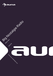 auna Big Nostalgie Radio Instruction Manual