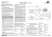 Monacor TVCCD-182HCOL Operating Instructions Manual