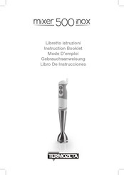 Termozeta MIXER 500 INOX Instruction Booklet