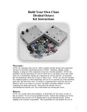 Byoc Divided Octave Instructions Manual