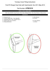 Aussie Tonneau ATB01018 Fitting Instructions