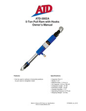 ATD Tools ATD-5802A Owner's Manual