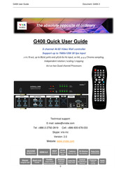 GeoBox G408 Quick User Manual