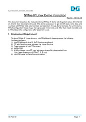 DG NVMe-IP Instruction