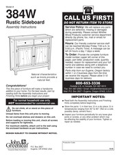 John Greenleaf 384W Assembly Instructions Manual