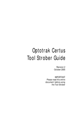 Northern Digital Optotrak Certus User Manual