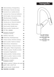 Hans Grohe Focus M41 240 Eco 2jet
31833000 Instructions For Use/Assembly Instructions