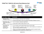Freedom Scientific TOPAZ XL HD Reference Card
