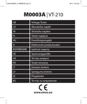 Emos VT-210 Manual