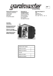 Yardmaster 810 ZGEY Assembly Instructions Manual