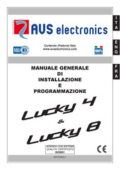 Riello Elettronica AVS ELECTRONICS Lucky 8 Installation And Programming Instruction Manual