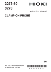 Hioki 3273-50 Instruction Manual