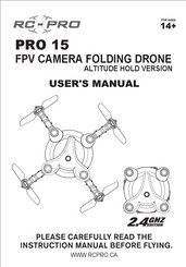 RC-PRO PRO 15 User Manual