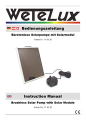 Wetelux 11 43 30 Instruction Manual
