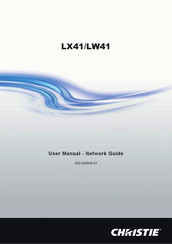 Christie LW41 User Manual-Network Manual
