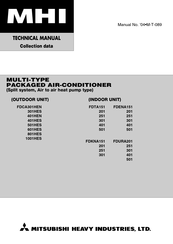 Mitsubishi Heavy Industries FDCA501HES Technical Manual