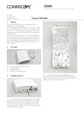 CommScope COWO Installation Instructions Manual
