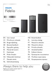 Philips Fidelio E6 User Manual