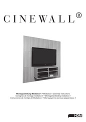 HDM Cinewall Mediabox 4 Assembly Instructions Manual