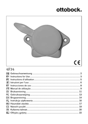 Otto Bock 4F34 Instructions For Use Manual