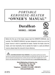 DuraHeat DH2400 Owner's Manual