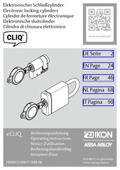 Assa Abloy eCLIQ Operating Instructions Manual
