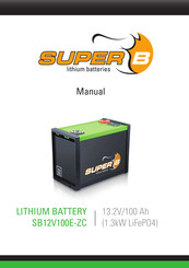 Super B SB12V100E-ZC Manual