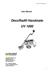 DecoRad Handmate UV 1800 User Manual
