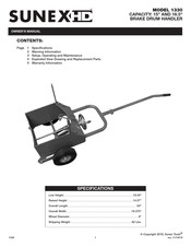 Sunex Tools Sunex HD 1330 Owner's Manual