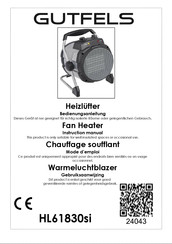 GUTFELS HL61830si Instruction Manual