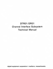 Digital Equipment DR01 Technical Manual
